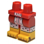 LEGO® Mini-Figurine Jambes Rouge et Jaune