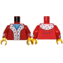 LEGO® Torso Coat with White Trim with Black Spots