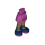 LEGO® Mini Doll Hips and Skirt Layered Medium Nougat