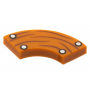 LEGO® Tile Round Corner 2x2 with Wood Grain Pattern