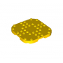 LEGO® Plate Modified 8x8x2/3 with Rounded Corners and 4 Feet