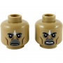 LEGO® Minifigure Head Dual Sided Alien White Diamond