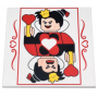 LEGO® Plate Lisse 6x6 Imprimée Dame de Coeur Disney