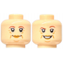 LEGO® Mini-Figurine Tête Femme Avec Rides (1W)