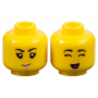 LEGO® Mini-Figurine Tête Femme 2 Expressions (8Q)