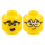 LEGO® Mini-Figurine Tête Homme Lunette Lapin (8Q)