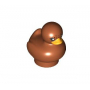 LEGO® Duckling with Black Eyes Bright Light Orange Beak