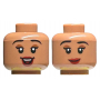 LEGO® Minifigure Head Dual Sided Female