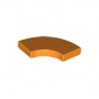 LEGO® Tile Round Corner 2x2 Macaroni