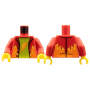 LEGO® Mini-Figurine Torse Imprimée Flamme (5U)