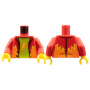 LEGO® Torso Jacket Orange and Yellow Flames