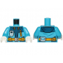 LEGO® Mini-Figurine Torse Surveillant Ouvrier (4M)