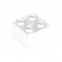 LEGO® Brique 2x2 (Transparent Satin)