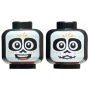 LEGO® Minifigure Head Dual Sided White Face Mask