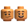 LEGO® Minifigure, Head Dual Sided Black