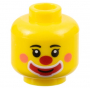 LEGO® Mini-Figurine Tête de clown avec joues corail (8G)