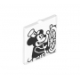 LEGO® Plate Lisse Fenêtre 1x2x2 Imprimée Mickey Mouse
