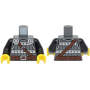 LEGO® Mini-Figurine Torse Imprimé Chevalier Armure (4W)