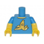 LEGO® Mini-Figurine Torse Imprimé Banane Méchante (1y)