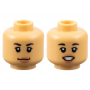 LEGO® Mini-Figurine Tête Femme Deux Expressions (8B)