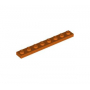 LEGO® Plate 1x8 (Reddish Orange)