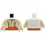 LEGO® Torso Open Vest with Light Bluish Gray Stripes