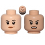 LEGO® Mini-Figurine Tête Femme 2 Expressions (2M)