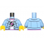 LEGO® Mini-Figurine Torse - Vinyle - Veste en Jeans (2I)