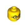 LEGO® Mini-Figurine Tête Femme Lunette Deux Expressions (1U)