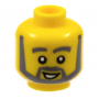 LEGO® Minifigure Head Dark Bluish Gray Thick
