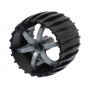 LEGO® Wheel Hard Plastic Treaded 49.5x37.5 mm