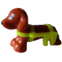LEGO® Animal Chien Teckel avec Harnais pour Fauteuil