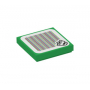 LEGO® Plate Lisse 2x2 Code Barre Mario Bowser