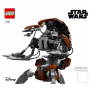 LEGO® Notice Papier Set 75381 Star-Wars Droideka