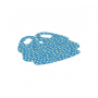 LEGO® Mini Doll Skirt Cloth Friends with Silver Iridescent