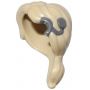LEGO® Minifigure Hair Ponytail Side Part with Molded