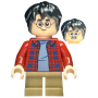 LEGO® Harry Potter Dark Red Plaid Flannel Shirt