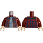 LEGO® Mini-Figurine Torse Chemise à Carreaux (3J)