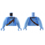 LEGO® Torso Navi Blue Markings Reddish Brown Strap