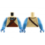 LEGO® Torso Na'vi Vest Open with Pockets over Reddish Brown