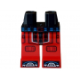 LEGO® Hips and Red Legs with Blue Belt