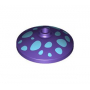 LEGO® Dish 3x3 Inverted with Medium Azure Mushroom