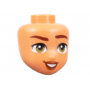 LEGO® Mini Doll Head Friends Olive Green Eyes