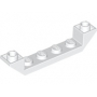 LEGO® Slope Inverted 45 - 6x1x1 Double with 1x4 Cutout