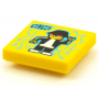 LEGO® Tile 2x2 Bob Character