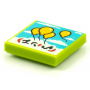 LEGO® Vidiyo tile 2x2 green yellow balloon