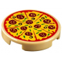 LEGO® Plate Ronde 2x2 Imprimée Nourriture Pizza