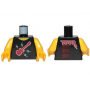 LEGO® Torso Sleeveless Top with Red Guitar