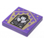 LEGO® Tile 2x2 with Chocolate Frog Card Olympe Maxime