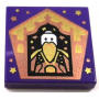 LEGO® Tile 2x2 with Chocolate Frog Card Salazar Slytherin